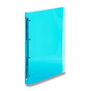 Binder PP A5 4 Cr. Linien blau